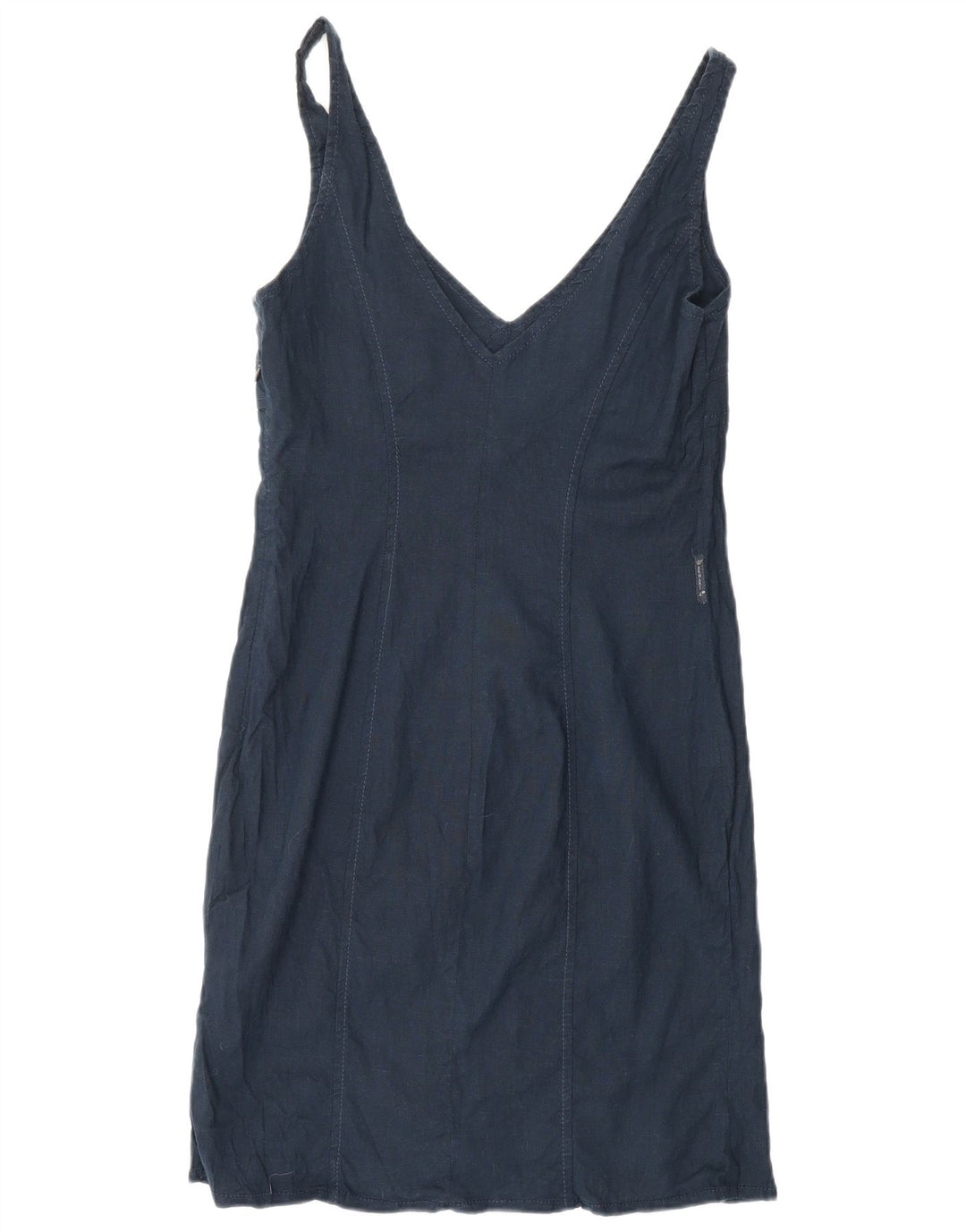 ARMANI JEANS Rochie de damă fără mâneci teacă IT 44 Medium Bleumarin In