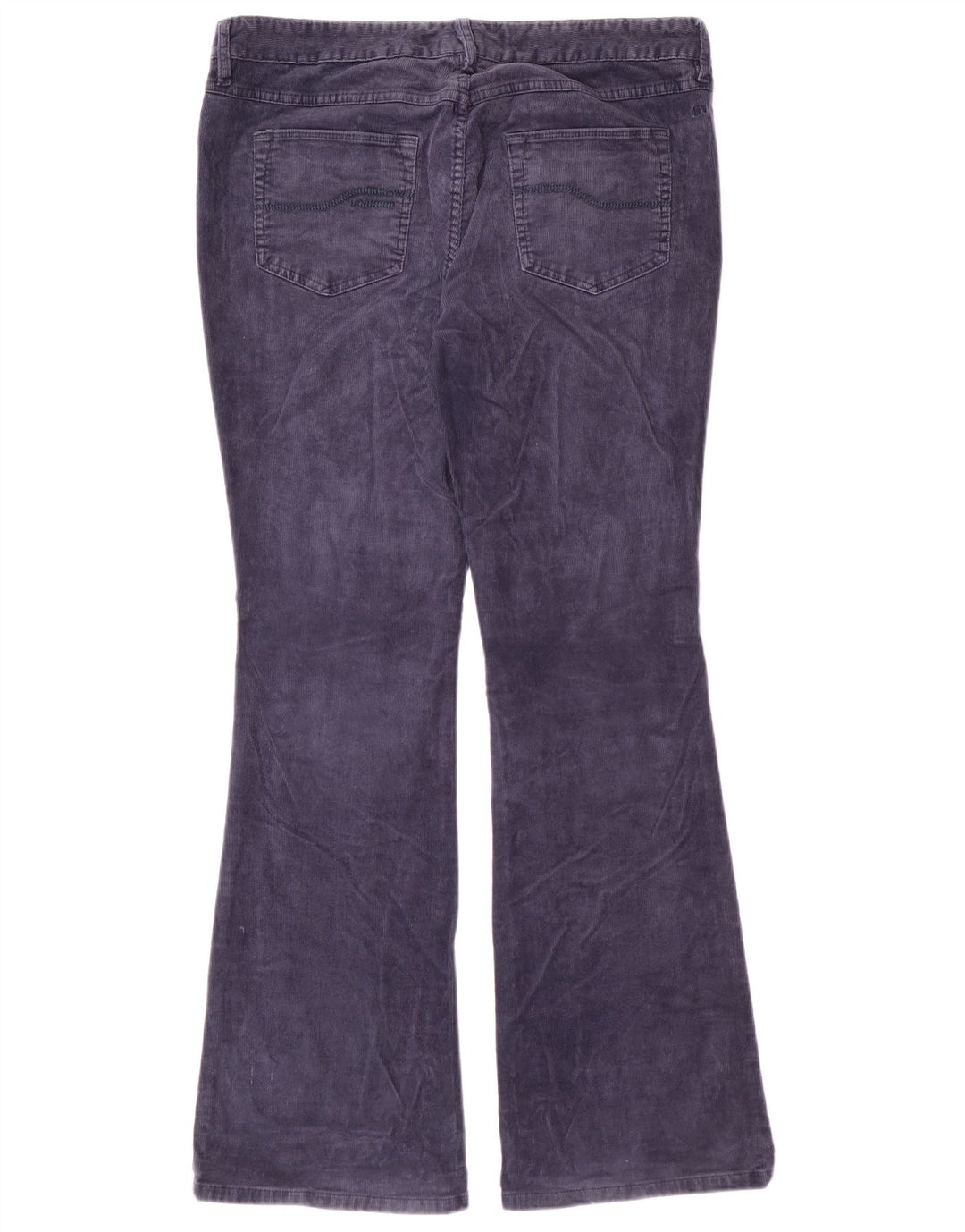 FAT FACE Pantaloni Bootcut pentru femei din velur UK 14 Large W34 L31 Bleumarin