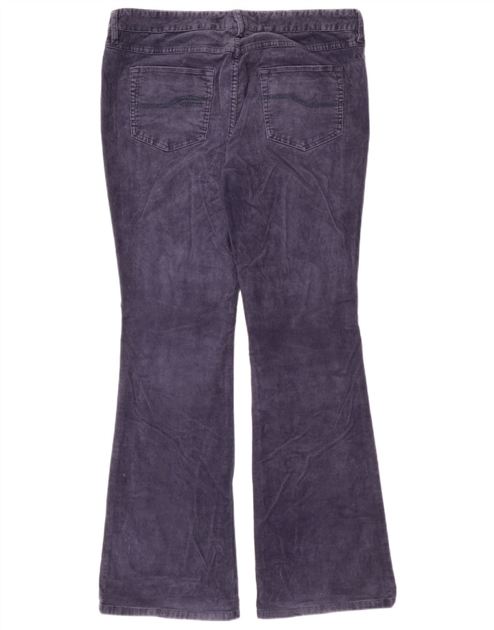 FAT FACE Pantaloni Bootcut pentru femei din velur UK 14 Large W34 L31 Bleumarin