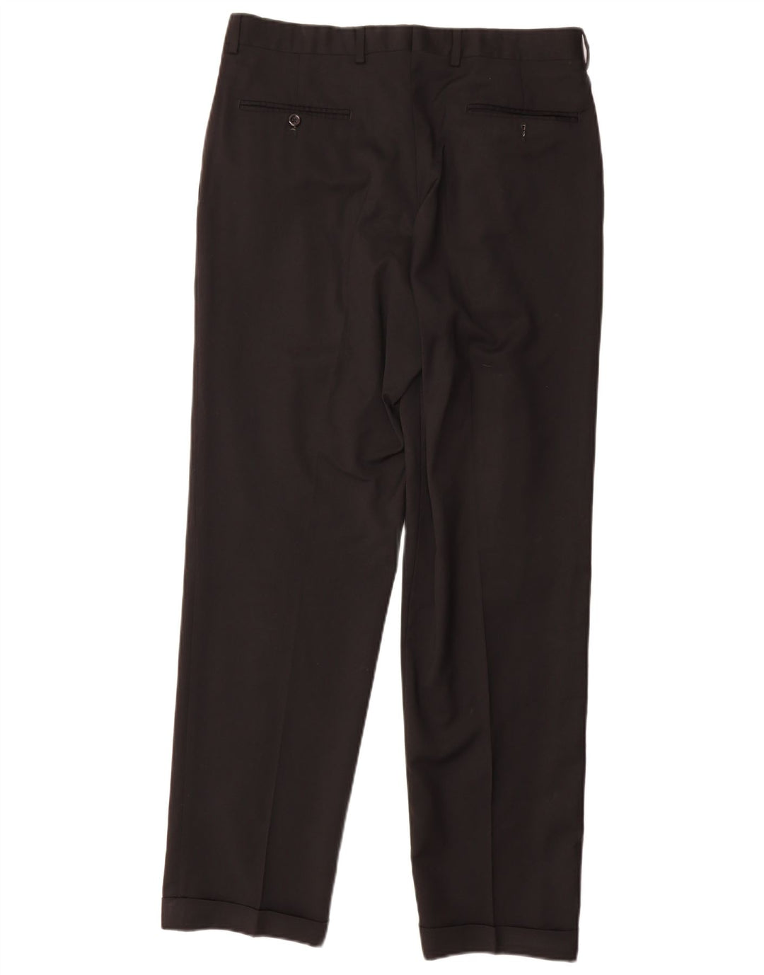 Pantaloni de costum pentru bărbați Marks & Spencer L34 L31 Lână neagră