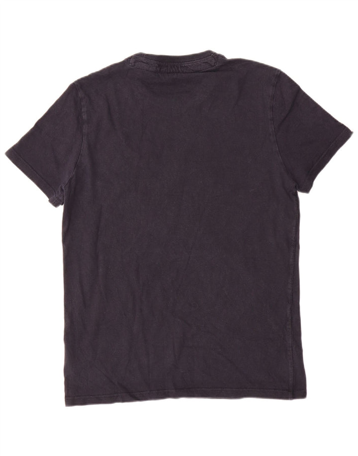 Tricou grafic pentru bărbați Superdry Top Medium Black Bumbac