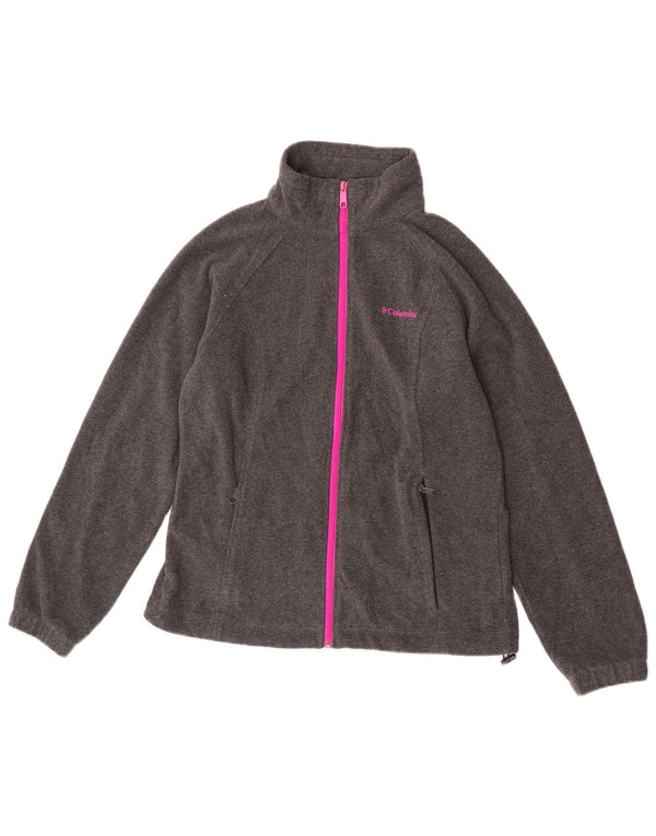 Jachetă fleece Columbia pentru femei UK 14 Medium Gri Poliester Sports