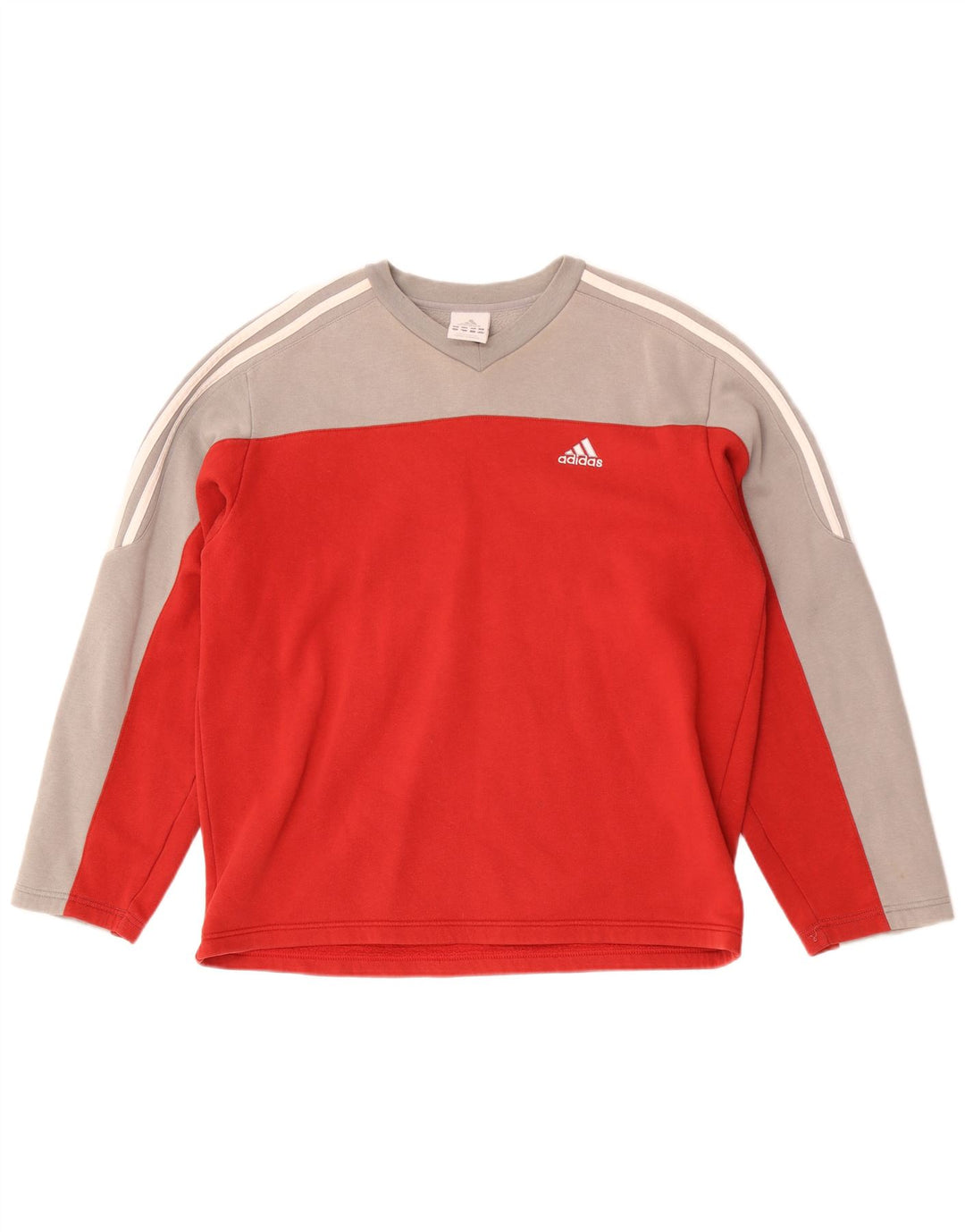 Pulover pentru bărbați Adidas UKI 38/40 Bumbac color-bloc roșu mediu