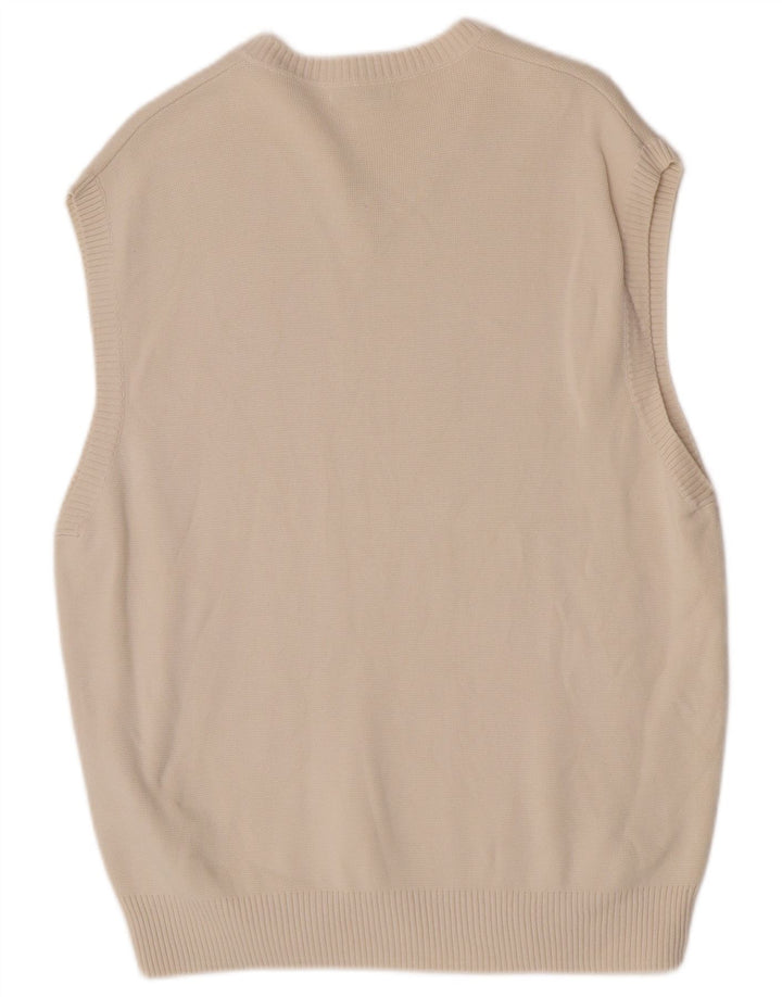Zara Barbati Vesta Tank Top Mare Bumbac Alb
