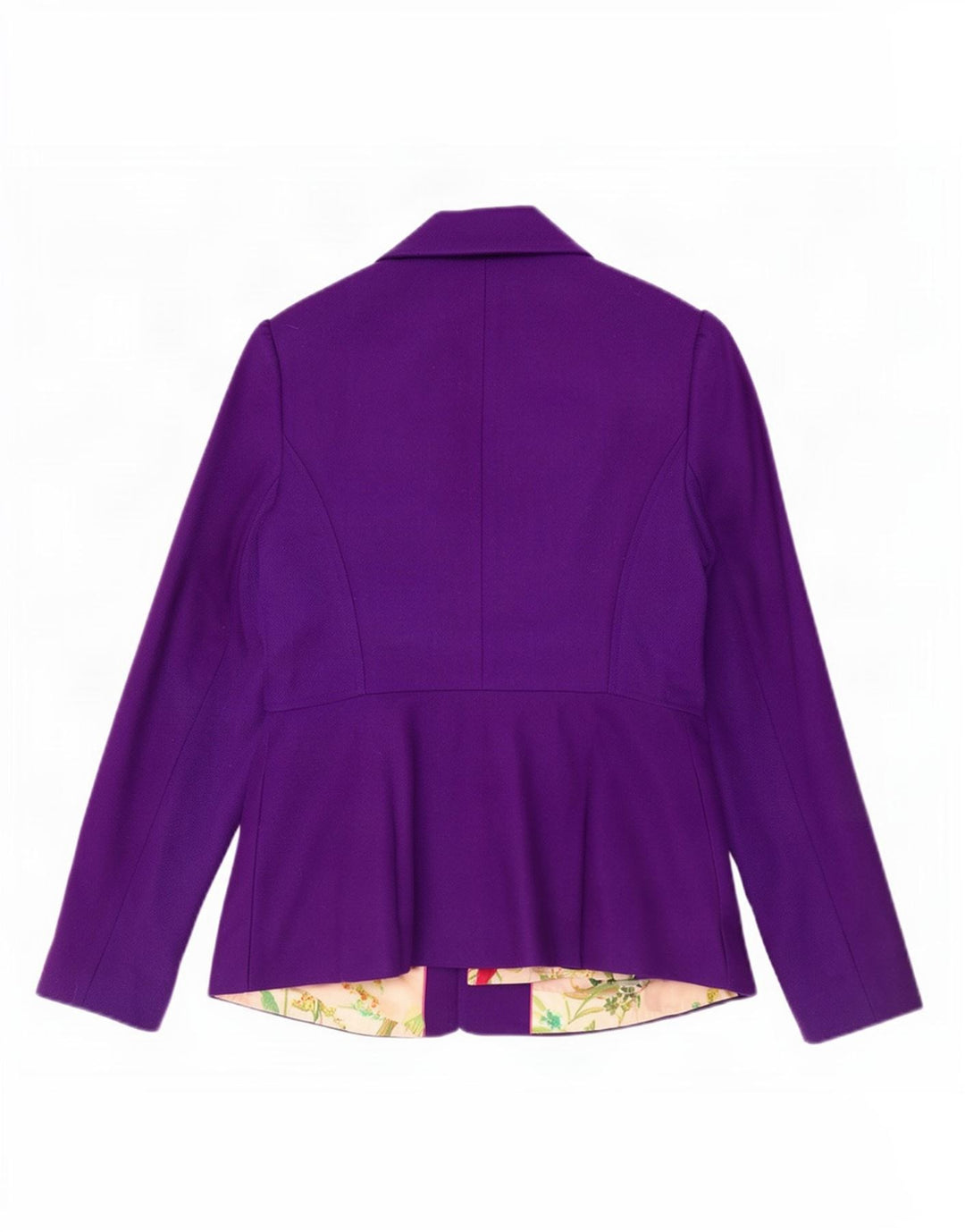 Jachetă Ted Baker pentru femei, mărimea 3, lână violet mediu