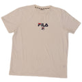 Fila Mens Graphic T-Shirt Top XL White Cotton