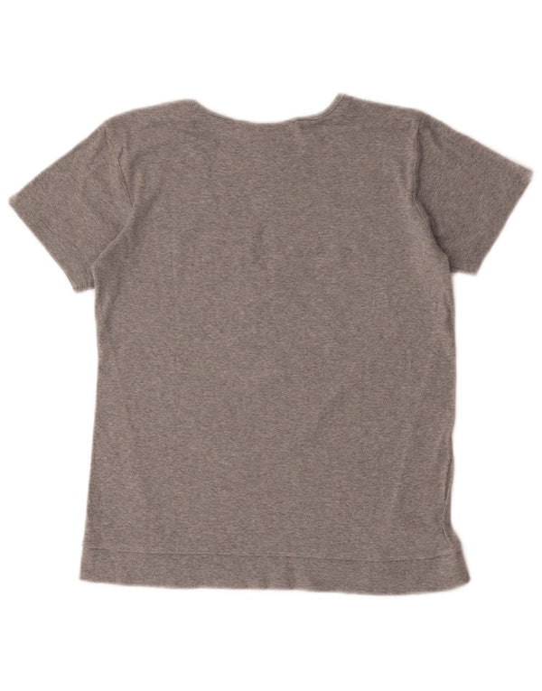 Tricou grafic Champion pentru fete Top 13-14 ani XL bumbac cu pete gri