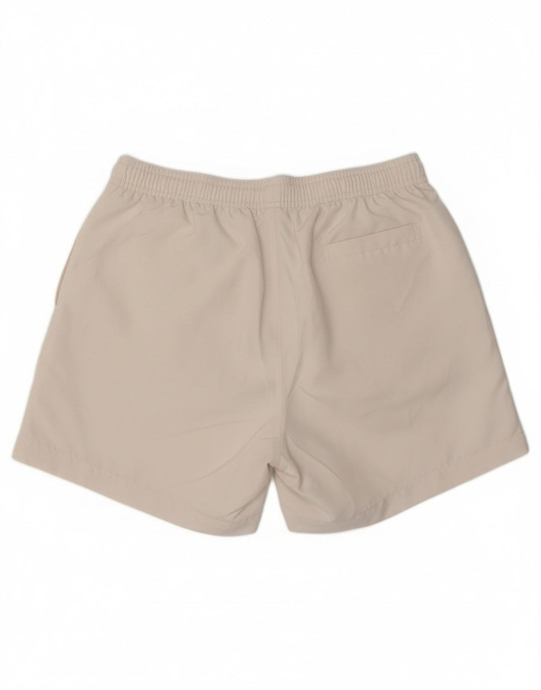 Pantaloni scurți de înot grafic Calvin Klein pentru bărbați, poliester alb mediu
