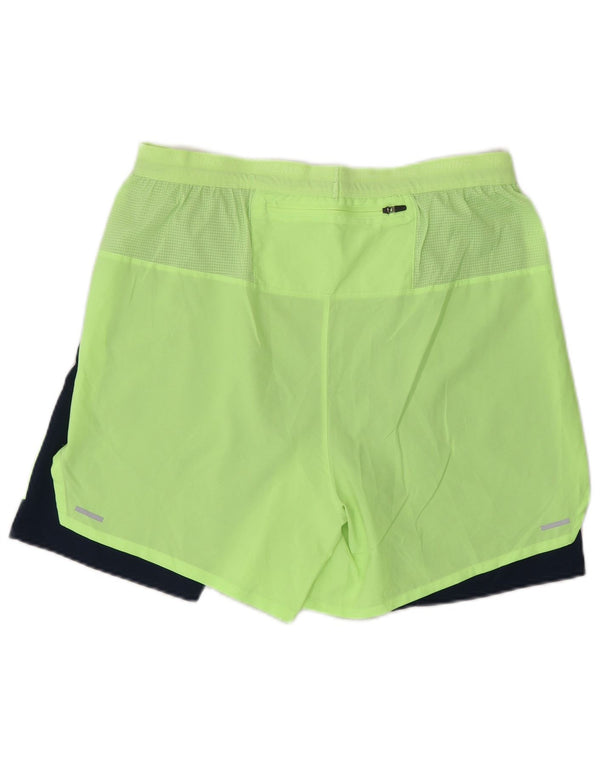 Pantaloni scurți sport Nike Dri Fit pentru bărbați, mari, galben, poliester, sport