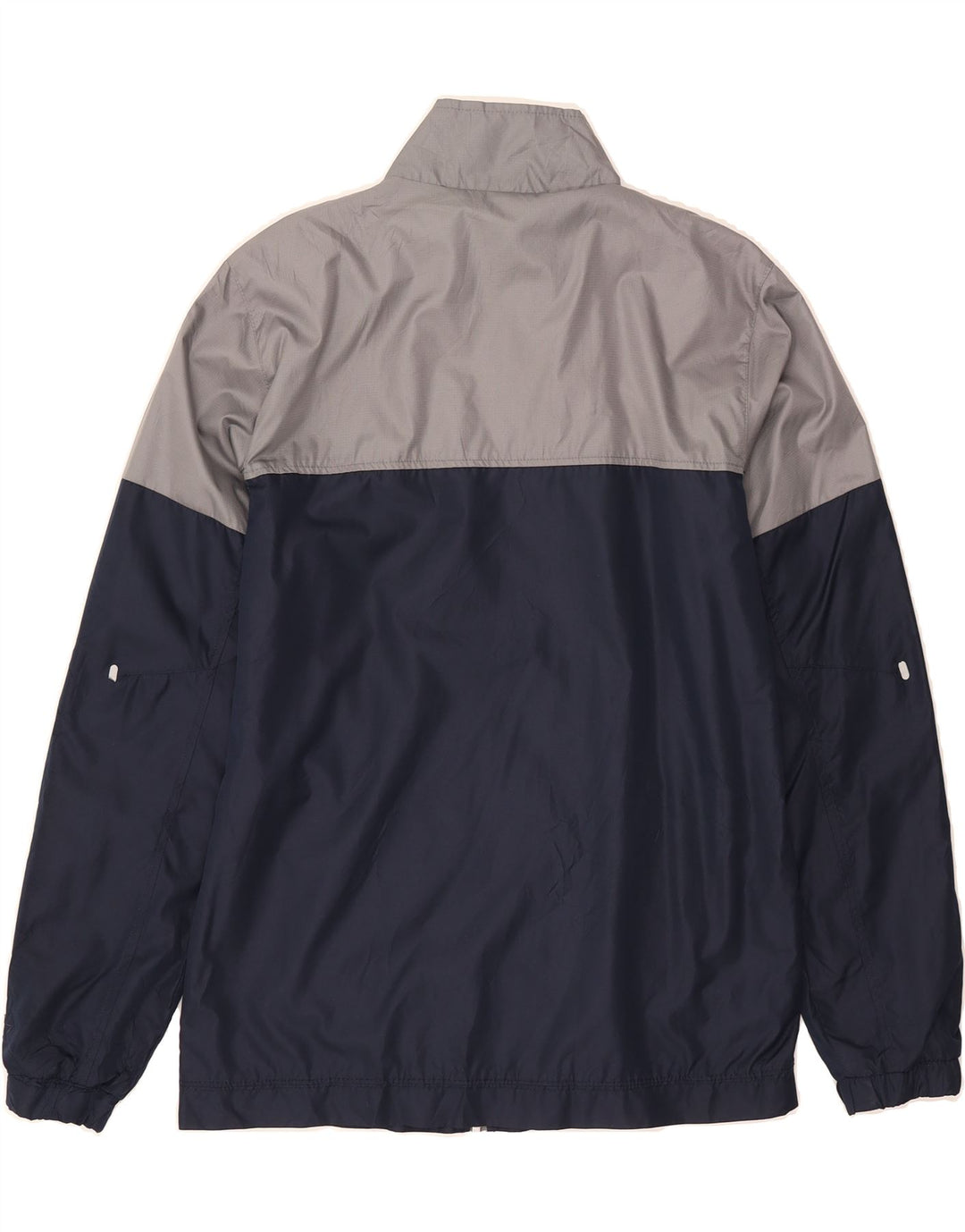 STARTER Mens Tracksuit Top Jacket UK 34/36 Small Navy Blue Colourblock Vintage Starter and Second-Hand Starter from Messina Hembry 