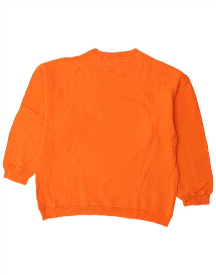 Hanorac grafic pentru bărbați Stefanel Jumper XL Portocaliu
