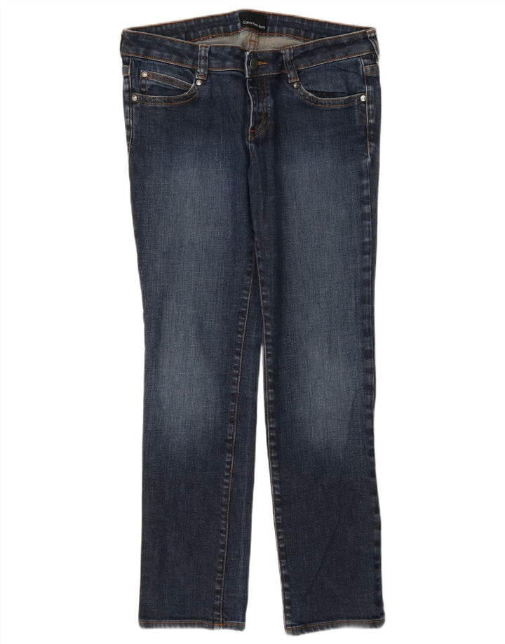 Blugi slim pentru femei Calvin Klein W34 L30 albastru
