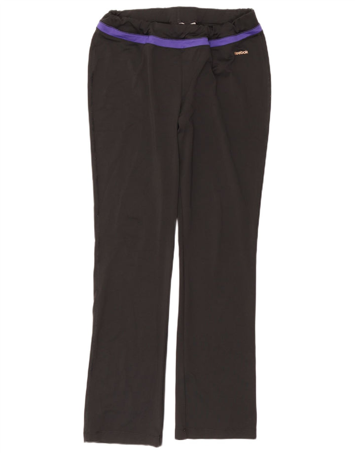 Pantaloni de trening REEBOK pentru femei UK 14 Poliester negru mare