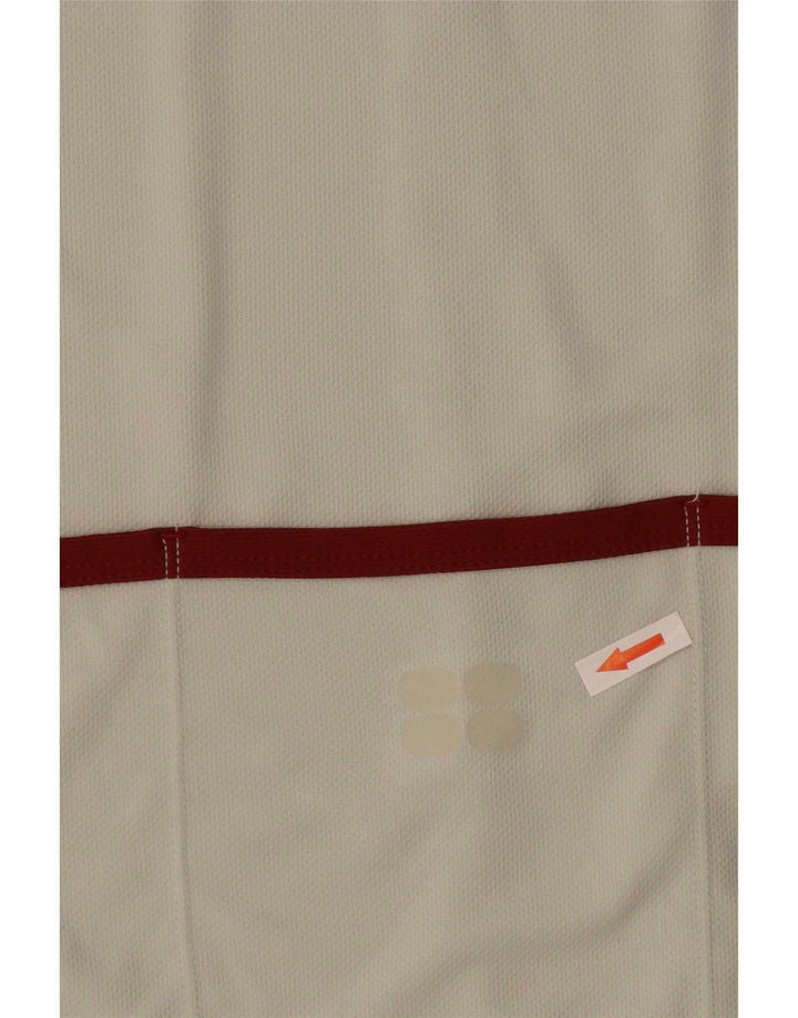 Tricou Nike pentru bărbați, cu fermoar și gât, Top mare, gri, poliester color bloc