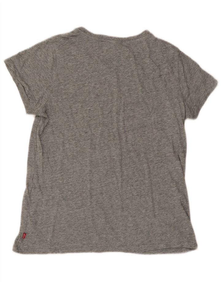 Tricou grafic LEVI'S pentru femei Top UK 14 Medium Gri Pete