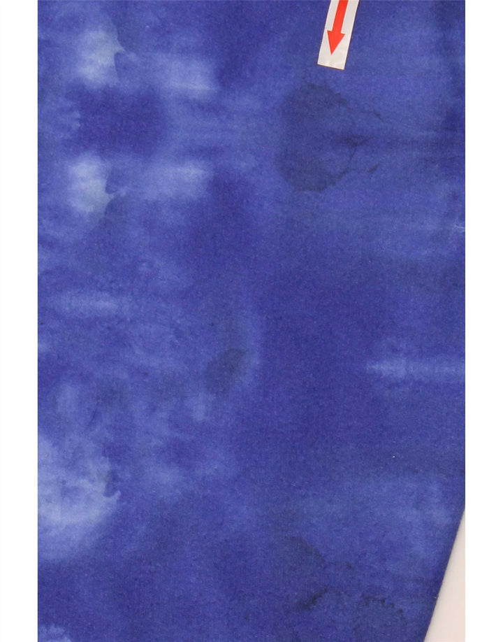 Pulover adidas pentru femei grafic supradimensionat UK 10 Small Blue