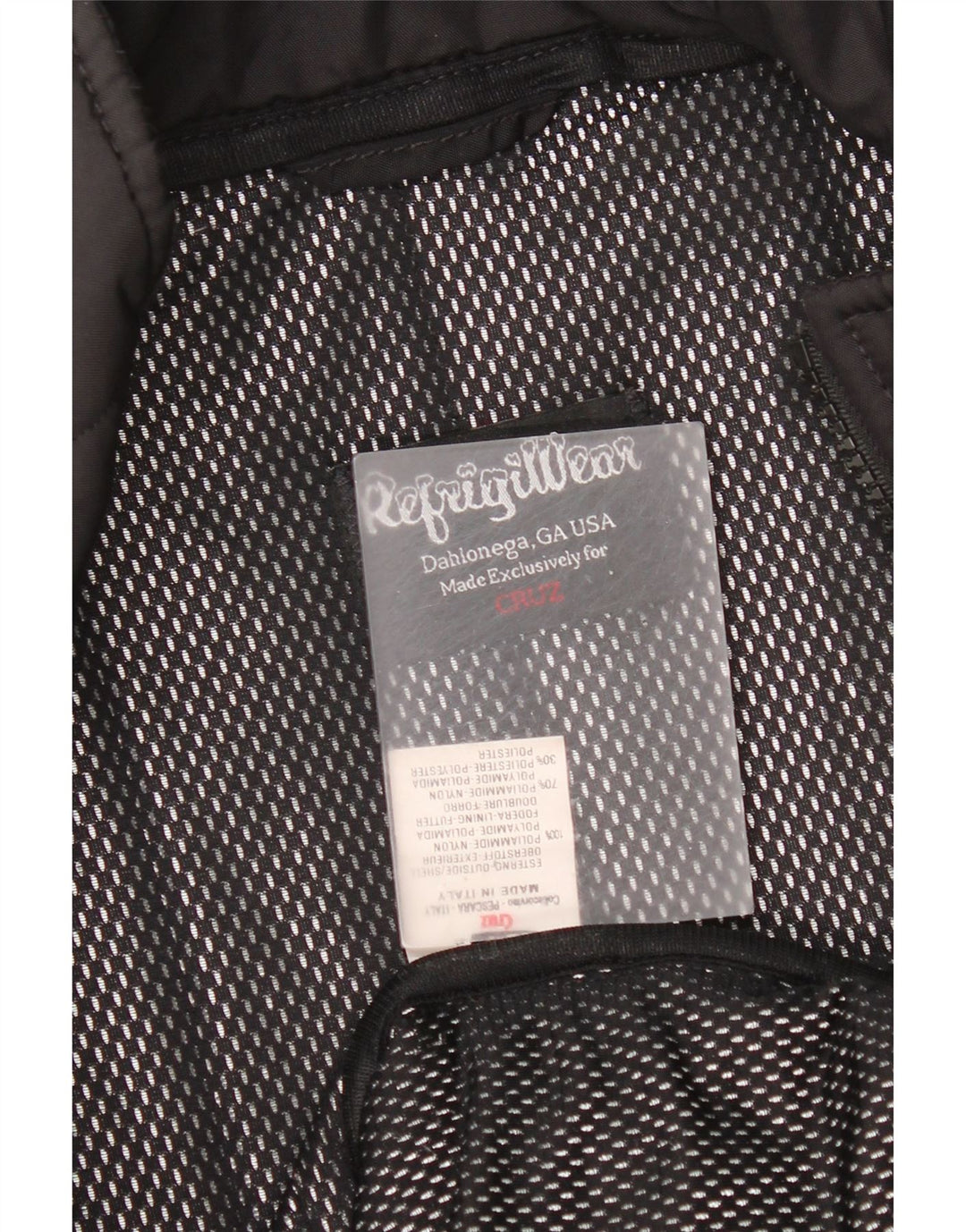 Jachetă căptușită Cruz pentru femei Refrigiwear UK 6 XS Poliamidă neagră