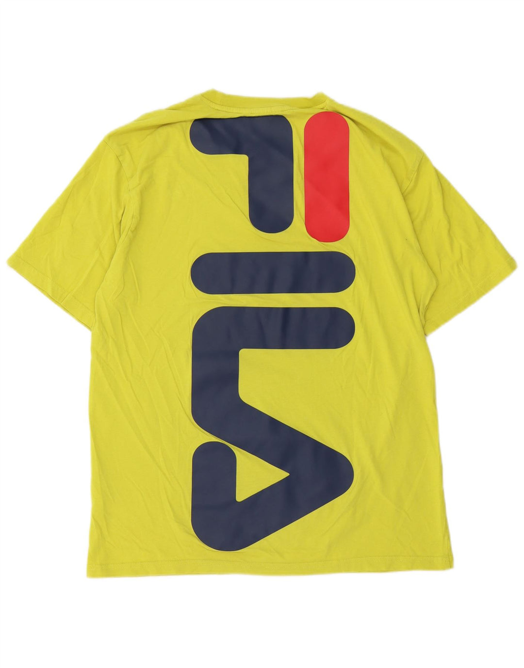 Tricou cu grafic Fila pentru bărbați Top mic verde bumbac