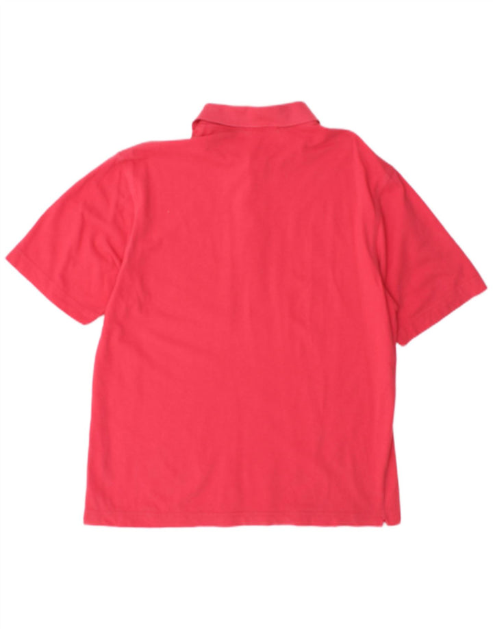 Tricou polo Lacoste pentru bărbați, mărimea 4, bumbac roz mediu