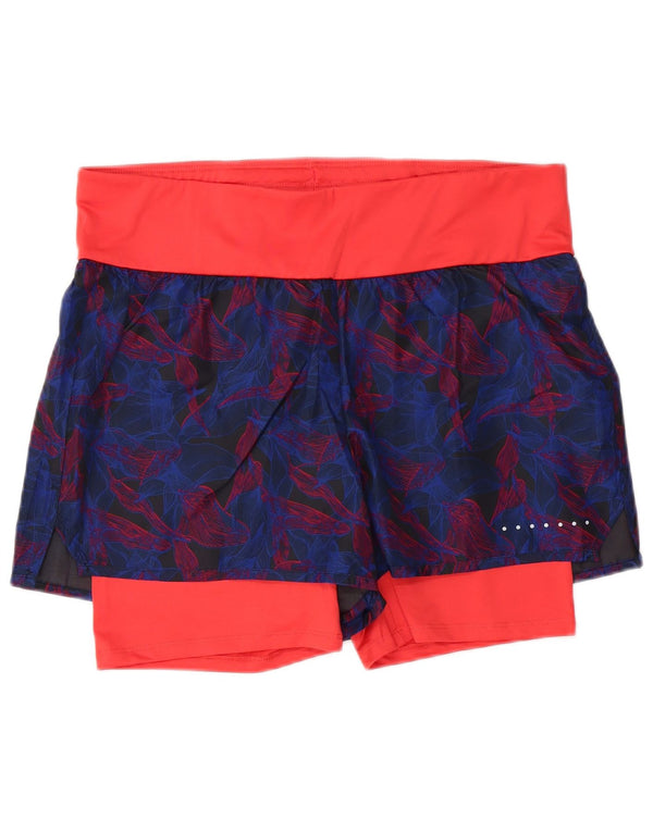 Pantaloni scurti sport Crivit pentru femei UK 16/18, mari, albastru, floral