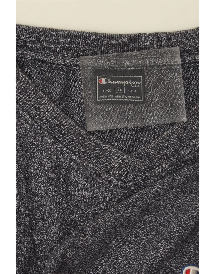 CHAMPION Mens T-Shirt Top XL Grey Flecked Vintage Champion and Second-Hand Champion from Messina Hembry 
