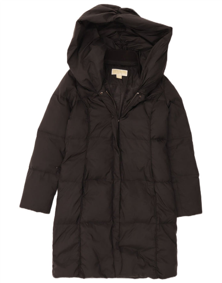 Palton capitonat supradimensionat pentru femei Michael Kors, UK 6 XS, poliester negru