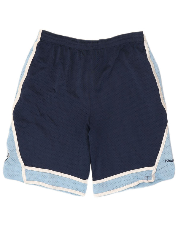 Pantaloni scurți sport REEBOK pentru bărbați, XL, bleumarin, poliester color bloc