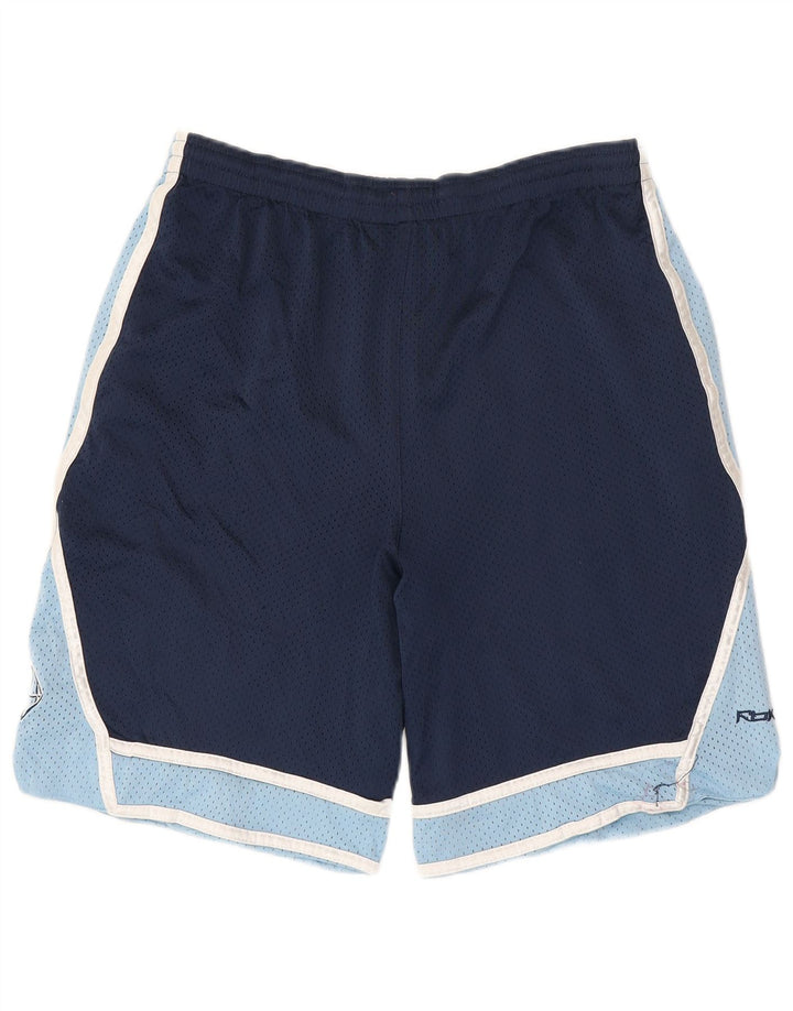 Pantaloni scurți sport REEBOK pentru bărbați, XL, bleumarin, poliester color bloc