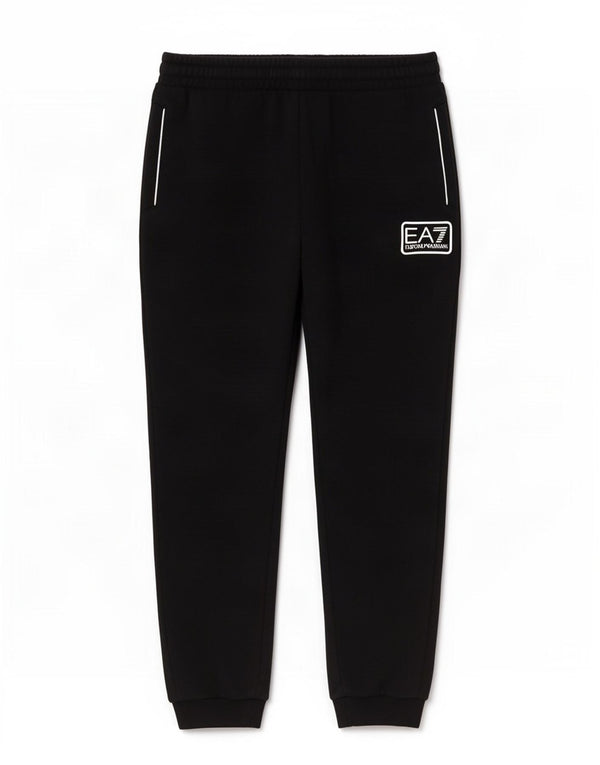 Pantaloni de trening cu grafica pentru baieti Emporio Armani Pantaloni de jogging 11-12 ani negru