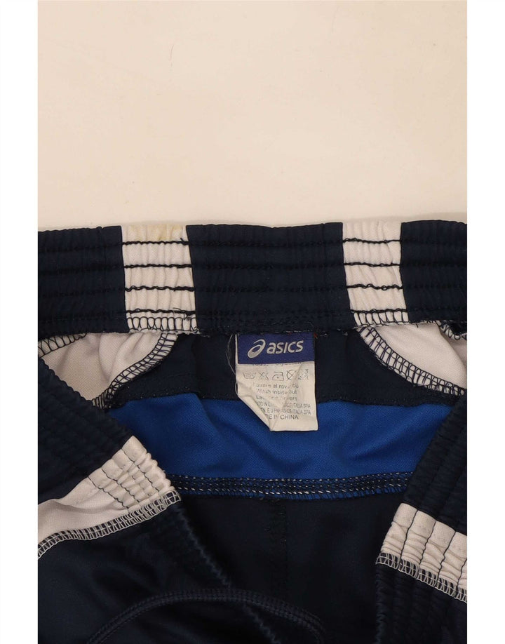 Pantaloni scurți sport Asics pentru bărbați, mici, albastru, poliester color bloc