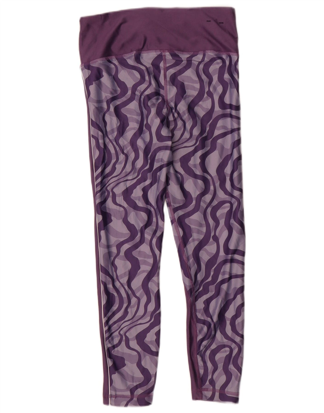 Leggings Under Armour pentru femei Heat Gear cu model abstract UK 14, violet mediu