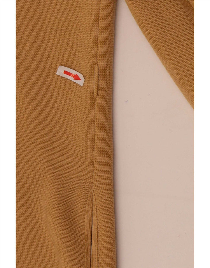 Luisa Spagnoli Pulover Cardigan Femei UK 14 Medium Bej Lână