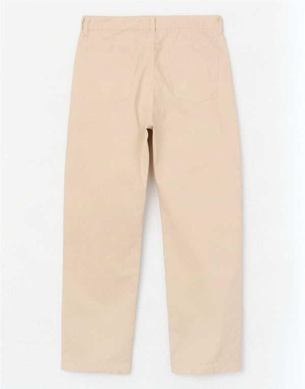 Cerruti 1881 Pantaloni Drepți Casual Bărbați L32 L28 In Alb