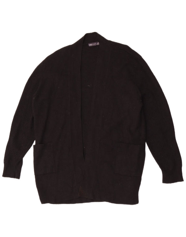 Pulover cardigan deschis pentru femei Marks & Spencer UK 20 2XL Negru