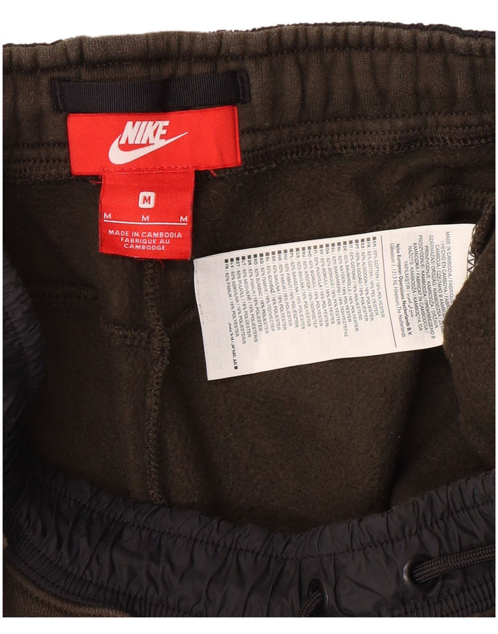 Pantaloni de trening Nike pentru femei Joggeri din bumbac mediu kaki