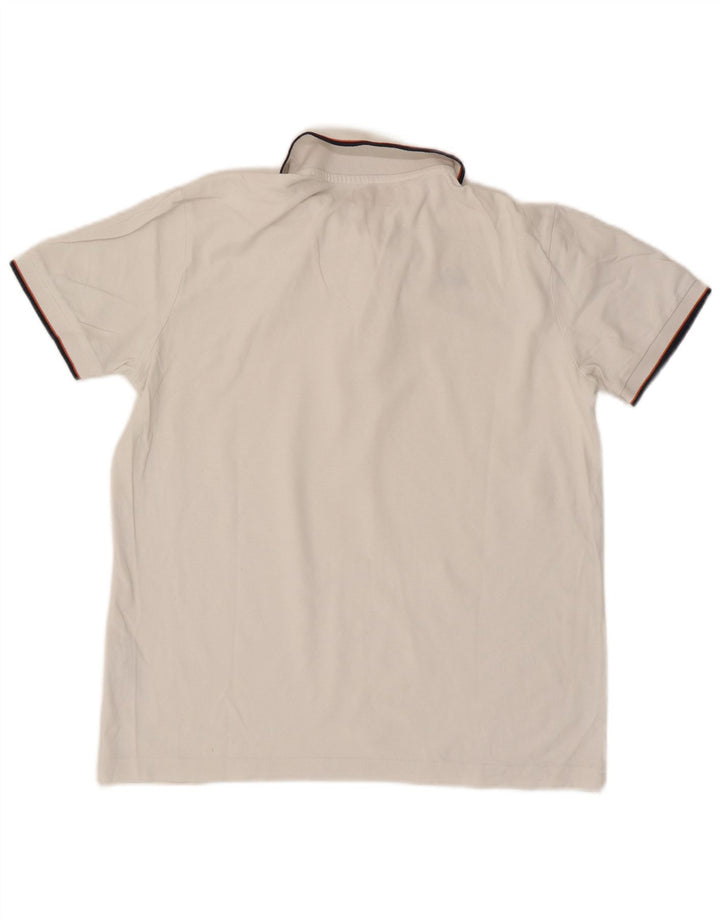 Tricou polo pentru bărbați Kappa, mare, alb
