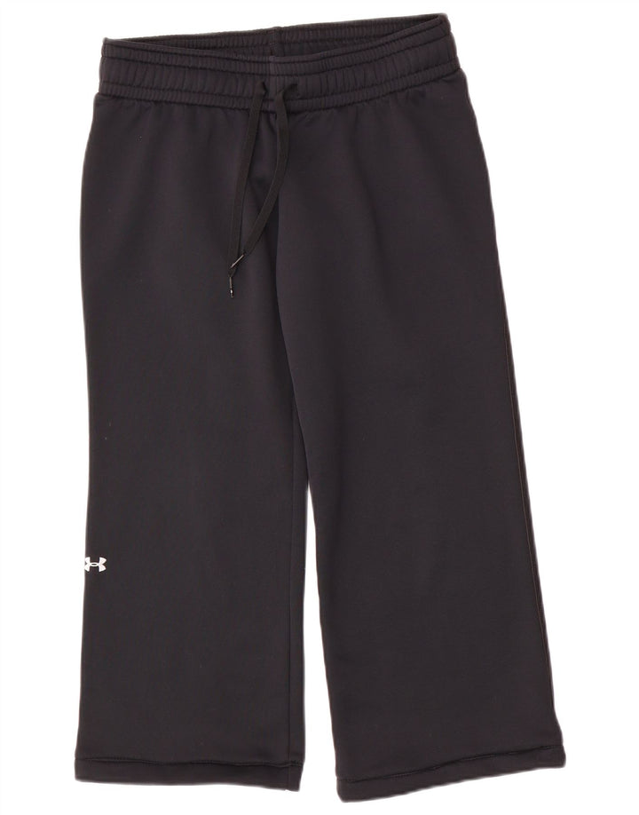 UNDER ARMOUR Pantaloni de trening crop pentru femei UK 10 Small Black
