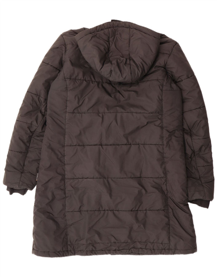Jack Wolfskin Jachetă căptușită cu glugă pentru femei UK 18 XL poliester gri