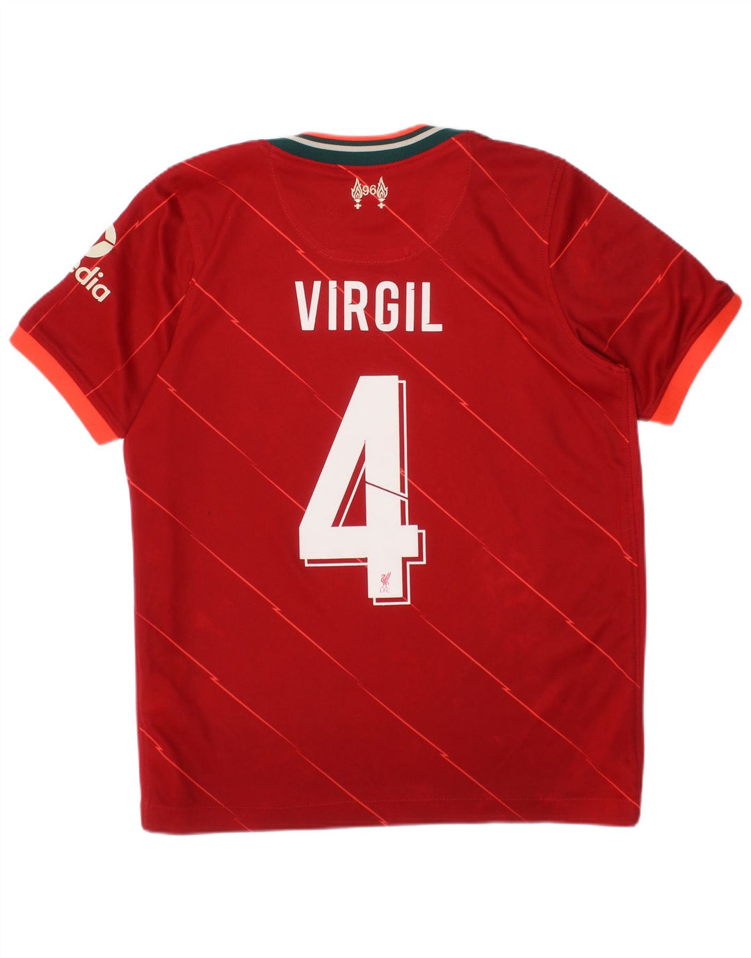 Tricou grafic Liverpool pentru băieți Nike Top 6-7 ani Poliester roșu mare