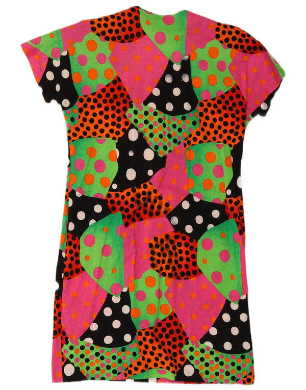 Rochie tricou cu model abstract pentru femei Les Lunis IT 44 Medium Multicolor