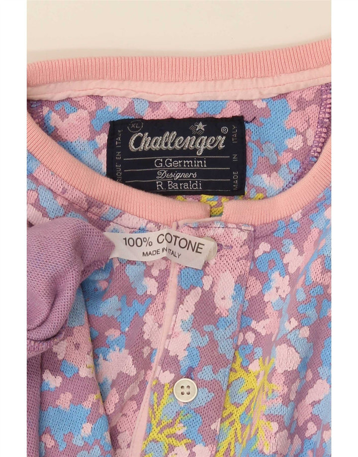 Tricou pentru bărbați Challenger Top XL Multicolor Floral Bumbac