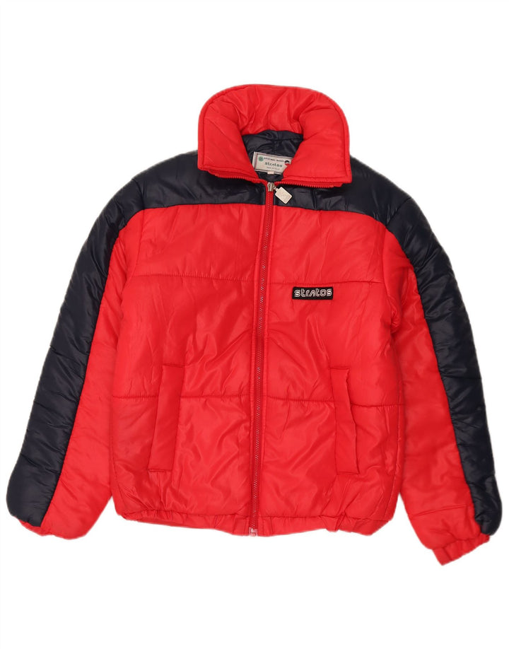 Jachetă căptușită pentru femei Stratos IT 44 Medium Red Colorblock Poliamidă