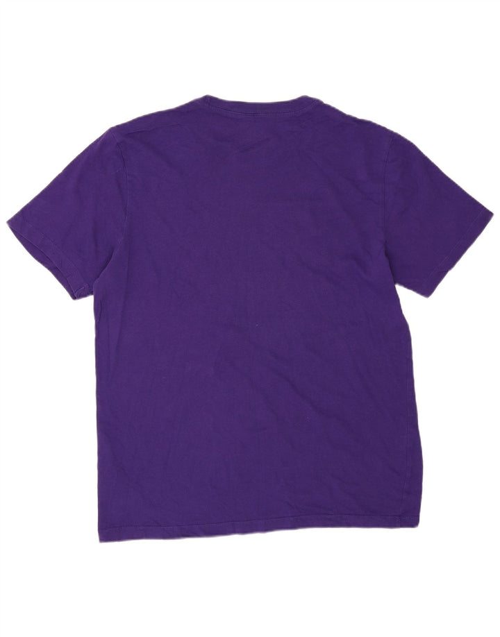 Tricou grafic pentru bărbați NIKE Top din bumbac violet mediu