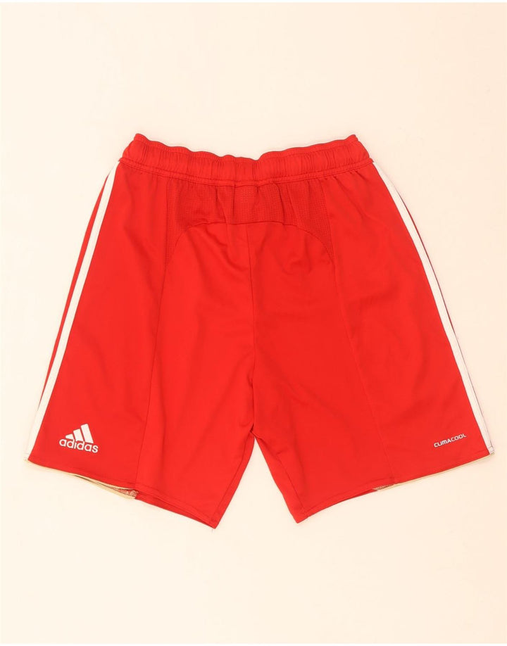 Pantaloni scurți sport Liverpool pentru bărbați Adidas, poliester roșu mic