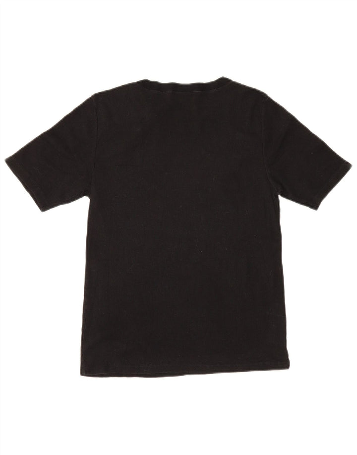 Tricou cu grafic pentru femei Zara UK 14 Large Negru