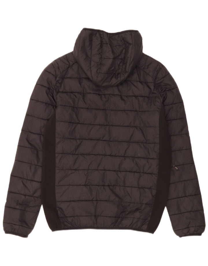 Jachetă căptușită cu glugă pentru bărbați Ellesse UK 36 Nylon negru mic
