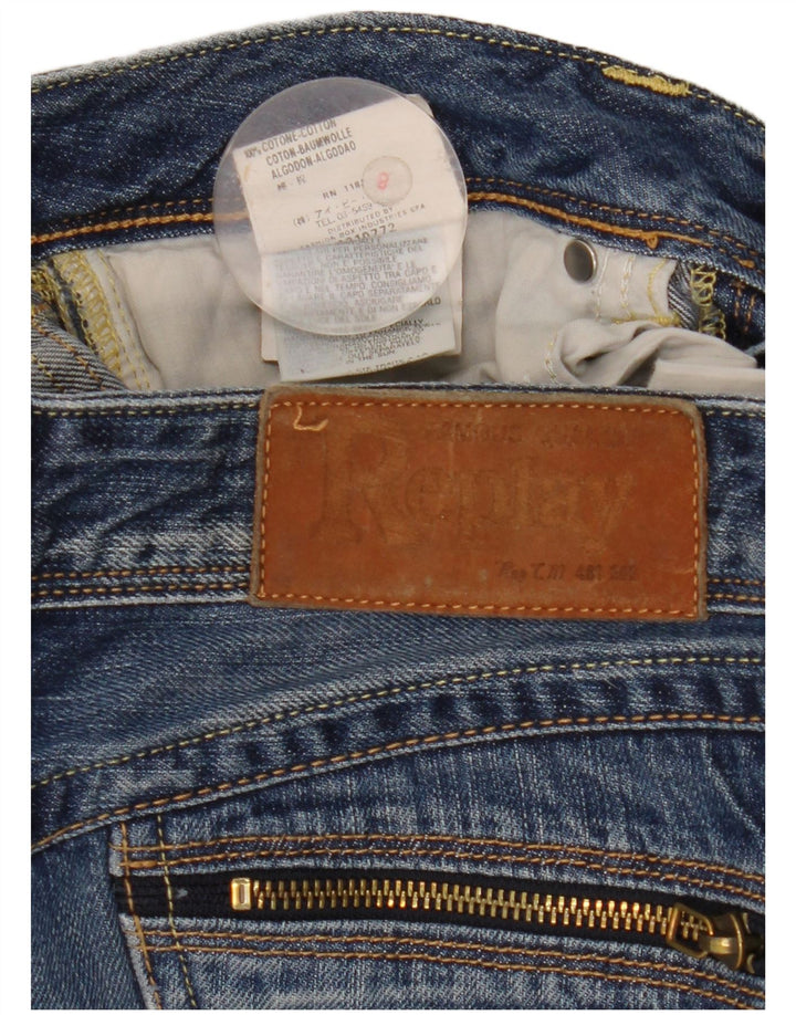 Replay blugi slim pentru femei W27 L34 bumbac albastru