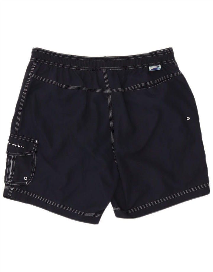 Pantaloni scurți de înot pentru bărbați CHAMPION XL poliester bleumarin