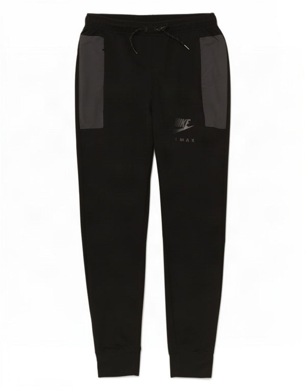 Pantaloni de trening Nike pentru bărbați Joggeri mari, negru, poliester color bloc