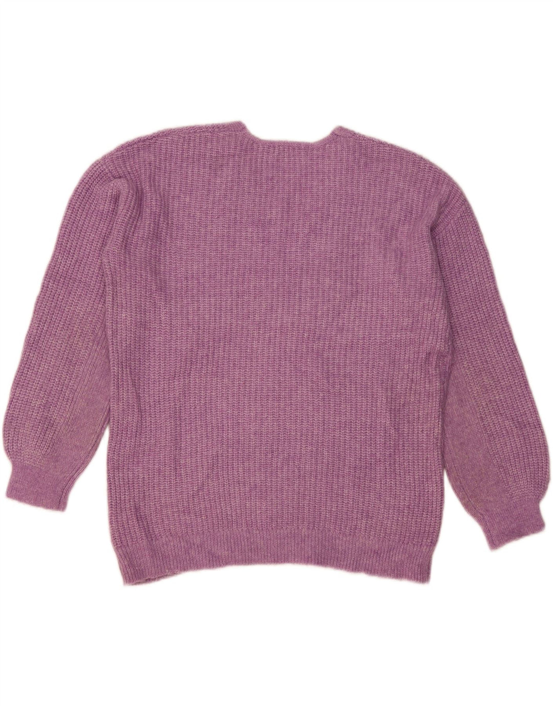Marks & Spencer Pulover supradimensionat pentru femei cu decolteu în V UK 14 Violet mediu